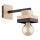 Zidna lampa MIKO 1xE27/15W/230V crna/bež