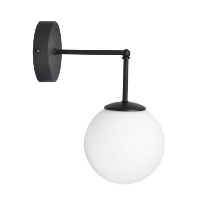 Zidna lampa MOON 1xE27/15W/230V crna