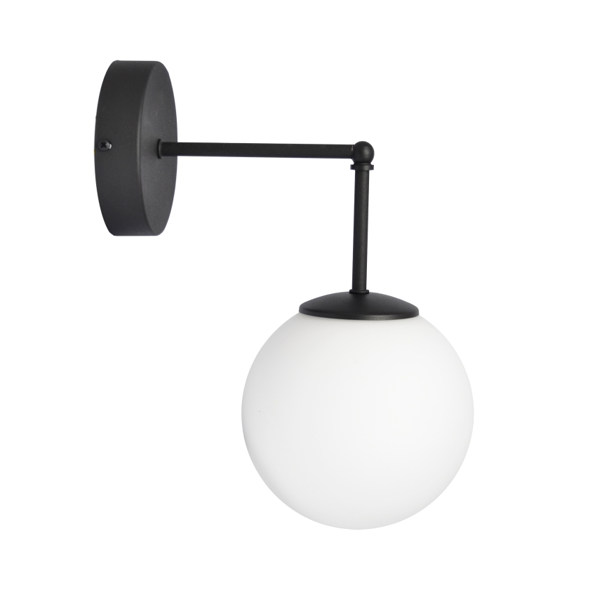 Zidna lampa MOON 1xE27/15W/230V crna