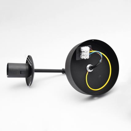 Zidna lampa MOON 1xE27/15W/230V crna