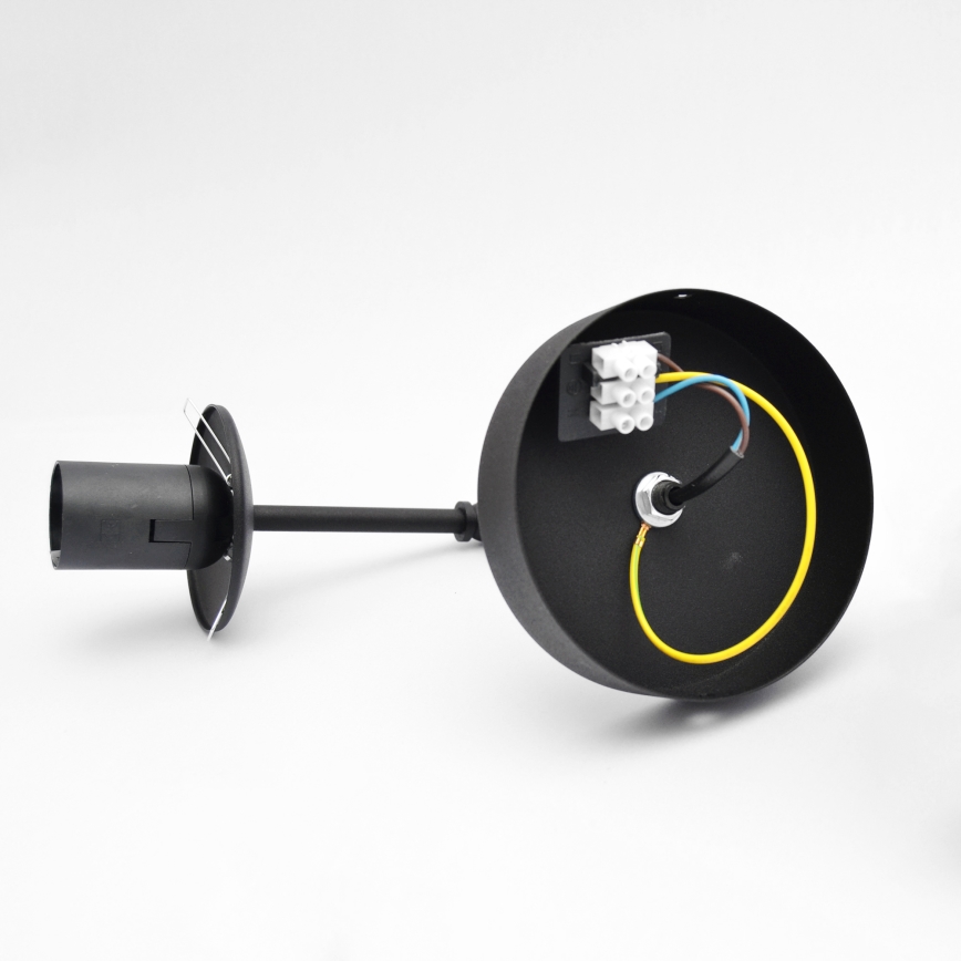 Zidna lampa MOON 1xE27/15W/230V crna