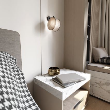 Zidna lampa MOTIF 1xE14/10W/230V bež