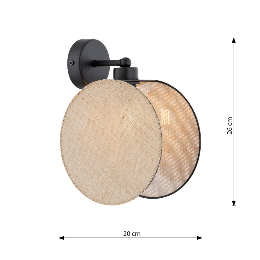 Zidna lampa MOTIF 1xE14/10W/230V bež