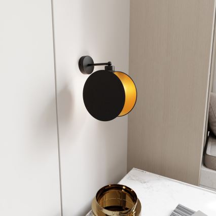 Zidna lampa MOTIF 1xE27/15W/230V crna
