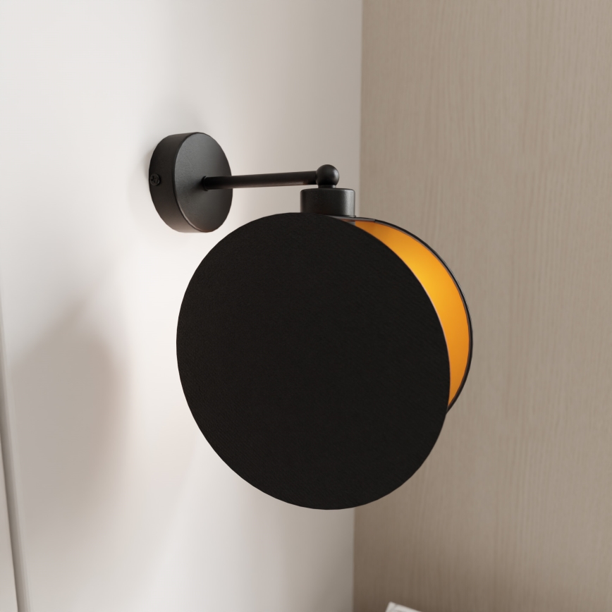 Zidna lampa MOTIF 1xE27/15W/230V crna