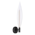 Zidna lampa NORDIC 1xG9/5W/230V crna/prozirna