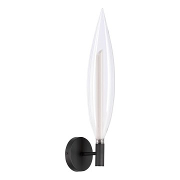 Zidna lampa NORDIC 1xG9/5W/230V crna/prozirna