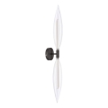 Zidna lampa NORDIC 2xG9/5W/230V crna/prozirna