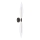 Zidna lampa NORDIC 2xG9/5W/230V crna/prozirna