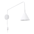 Zidna lampa NOX 1xE14/10W/230V bijela