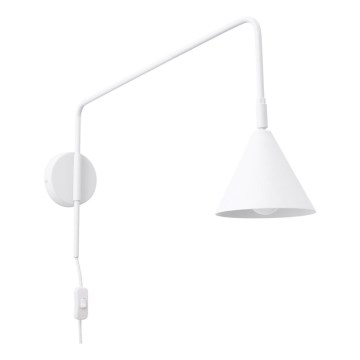 Zidna lampa NOX 1xE14/10W/230V bijela
