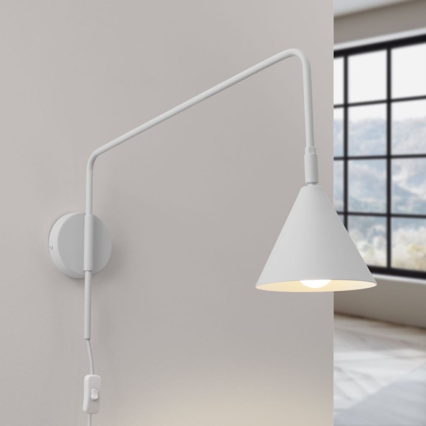 Zidna lampa NOX 1xE14/10W/230V bijela