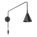 Zidna lampa NOX 1xE14/10W/230V crna