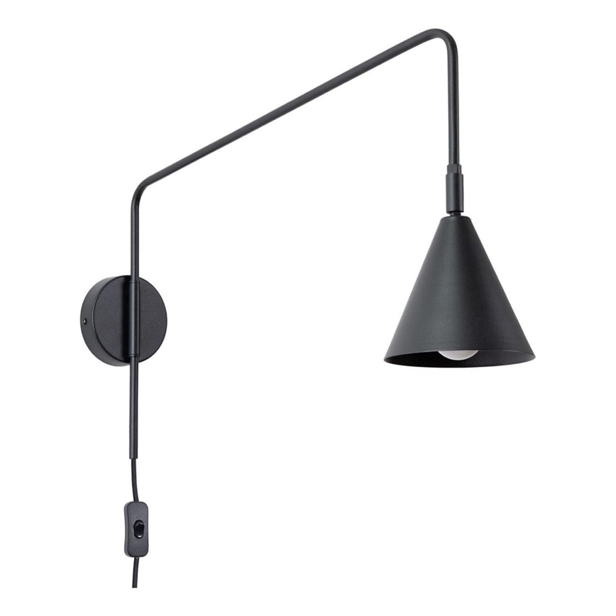 Zidna lampa NOX 1xE14/10W/230V crna