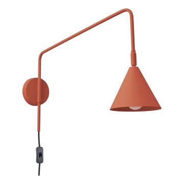 Zidna lampa NOX 1xE14/10W/230V narančasta