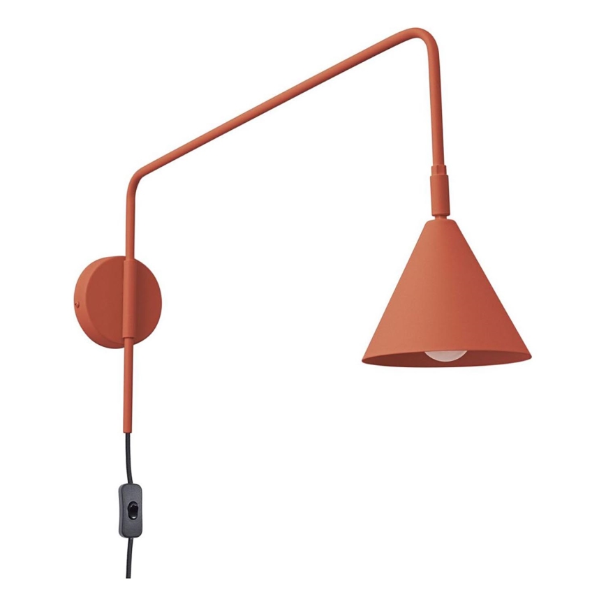 Zidna lampa NOX 1xE14/10W/230V narančasta