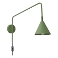 Zidna lampa NOX 1xE14/10W/230V zelena
