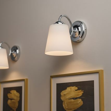 Zidna lampa PAFOS 1xE27/15W/230V sjajni krom