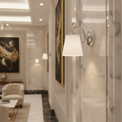 Zidna lampa PAFOS 1xE27/15W/230V sjajni krom