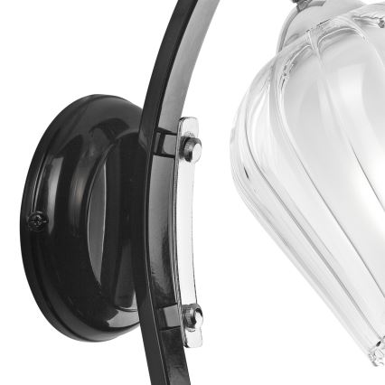 Zidna lampa PAULA 1xE27/60W/230V crna
