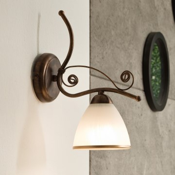 Zidna lampa RETRO II 1xE27/60W/230V bronca patina