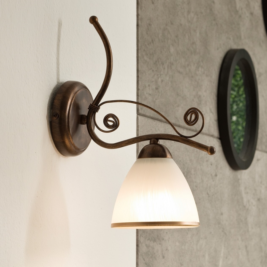 Zidna lampa RETRO II 1xE27/60W/230V bronca patina