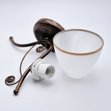 Zidna lampa RETRO II 1xE27/60W/230V bronca patina