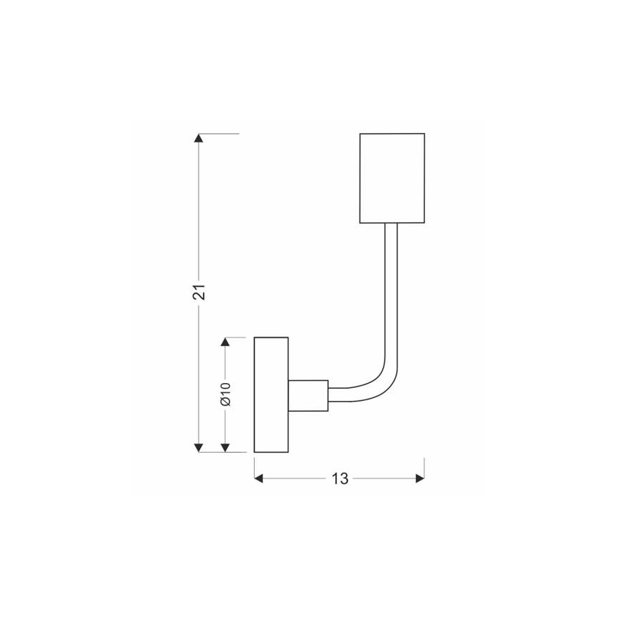 Zidna lampa SAGA 1xE27/40W/230V