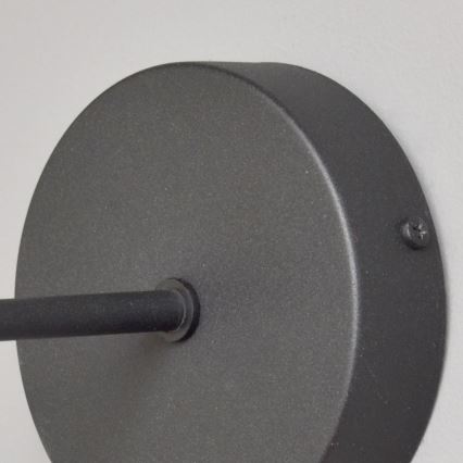 Zidna lampa SORAPIS 1xE27/15W/230V crna