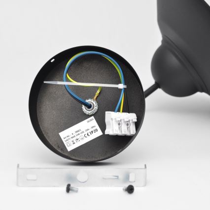 Zidna lampa SORAPIS 1xE27/15W/230V crna