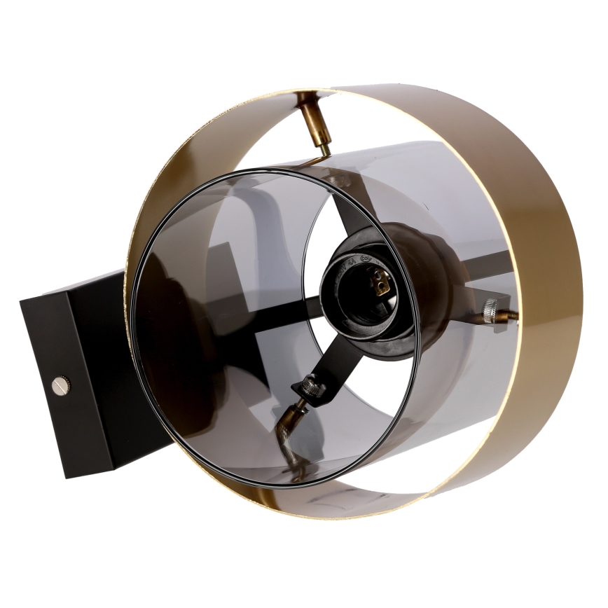 Zidna lampa SPIEGA 1xE27/60W/230V zlatna/crna