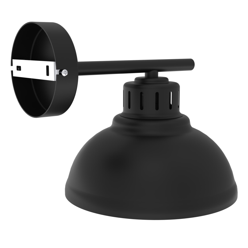 Zidna lampa SVEN 1xE27/15W/230V crna
