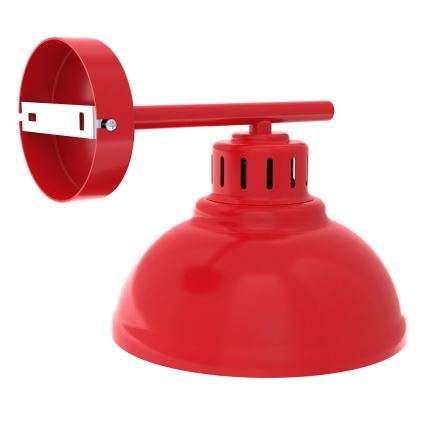 Zidna lampa SVEN 1xE27/15W/230V crvena