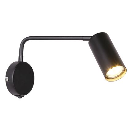 Zidna lampa TINA 1xGU10/15W/230V crna