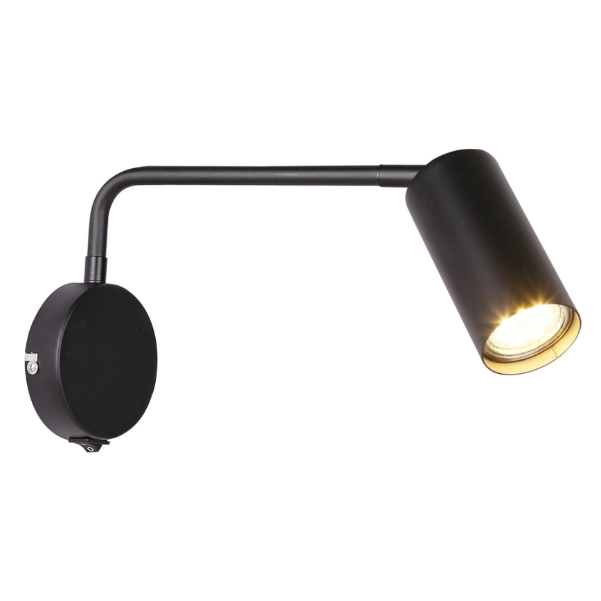 Zidna lampa TINA 1xGU10/15W/230V crna