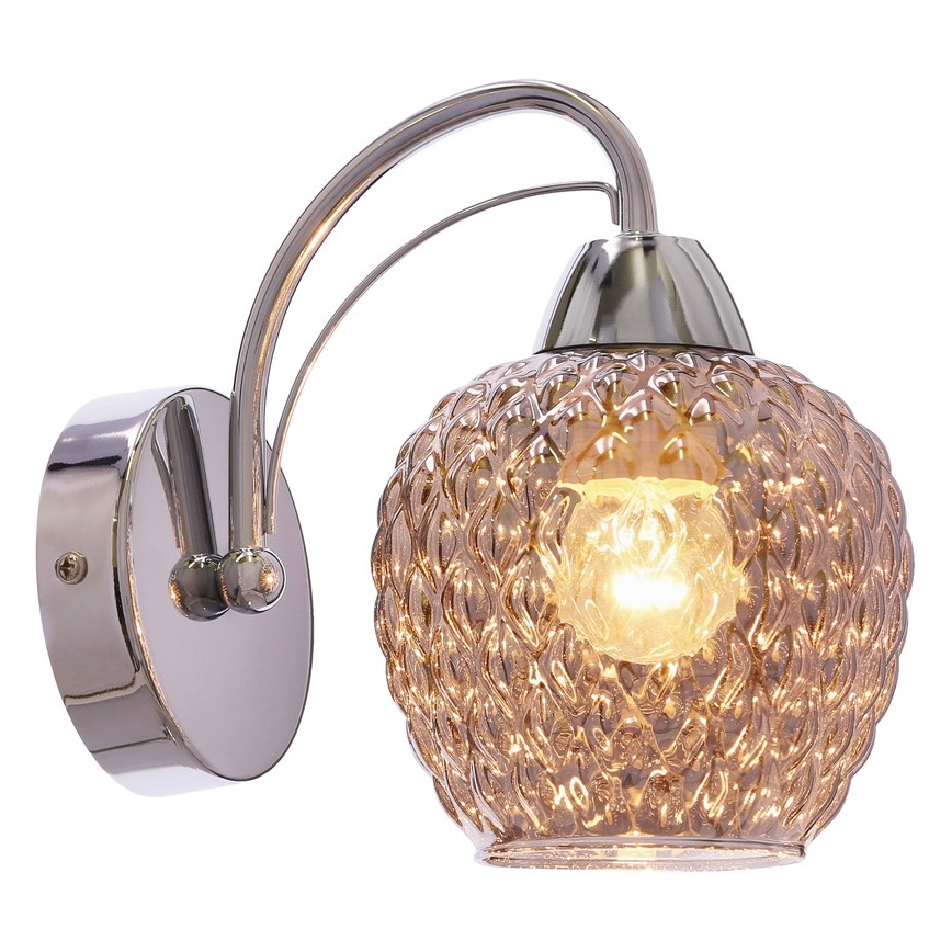 Zidna lampa TOBIAS 1xE27/40W/230V sjajni krom