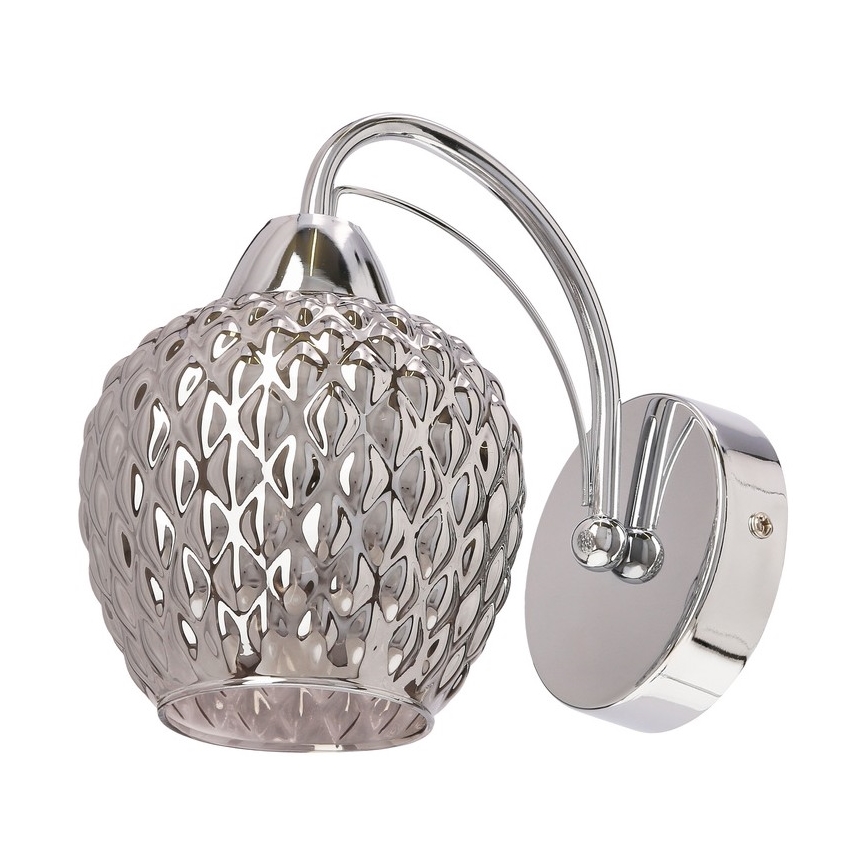 Zidna lampa TOBIAS 1xE27/40W/230V sjajni krom