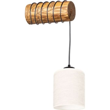 Zidna lampa TRENO 1xE27/25W/230V borovina