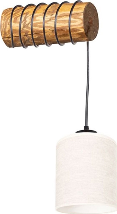 Zidna lampa TRENO 1xE27/25W/230V borovina