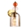 Zidna lampa TROPEA 1xE27/15W/230V zlatna/dimna bež