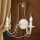 Zidna lampa VELA 2xE14/40W/230V bijela/zlatna/patina