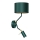 Zidna lampa VERDE 1xE27/60W/230V + 1xGU10-MR11/7W zelena