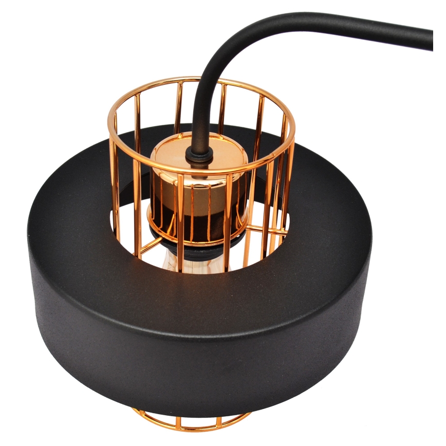 Zidna lampa VOLTA 1xE27/15W/230V 34 cm crna/zlatna
