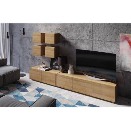 Zidna ormarić PAVO 34x34 cm zlatni hrast