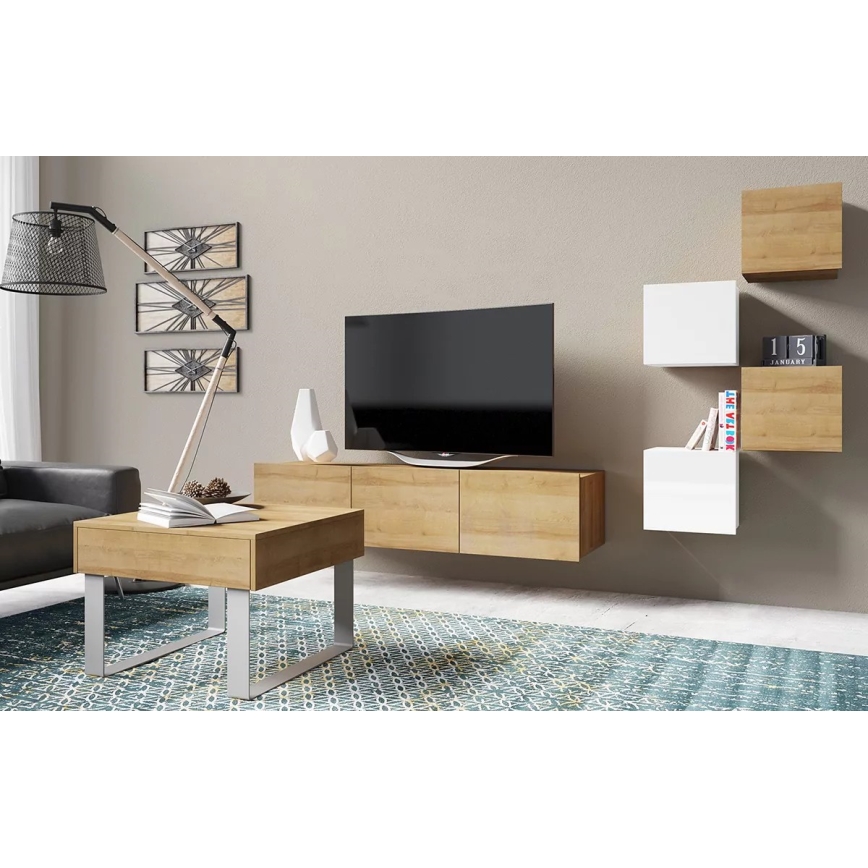 Zidna ormarić PAVO 34x34 cm zlatni hrast