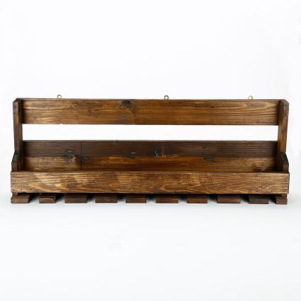 Zidna polica 28x102 cm smreka smeđa