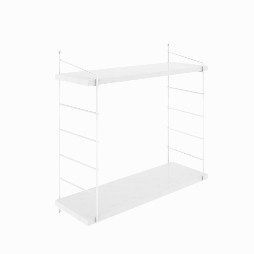 Zidna polica ARMONI 58x72 cm bijela