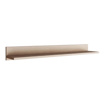 Zidna polica BASIC 12x104 cm hrast jackson hickory