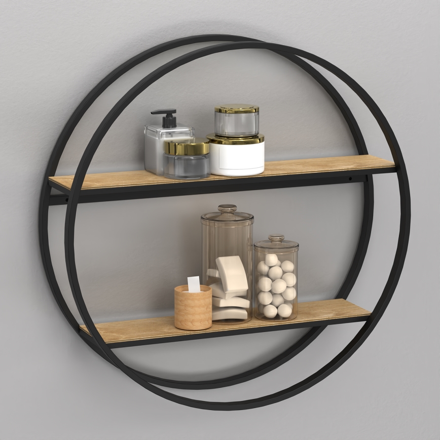 Zidna polica SHELF pr. 62,5 cm hrast