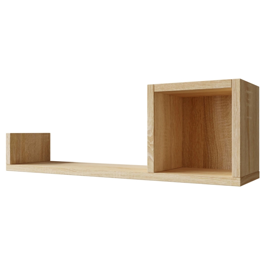 Zidna polica SILETO 20x60 cm hrast sonoma